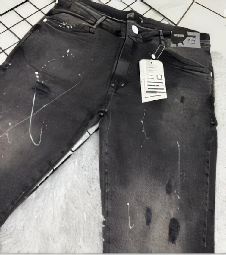 Calça Jeans Masculina Estilo Jogador Preta